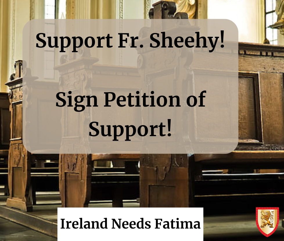 Thank Fr. Sheehy for Defending Church Doctrine